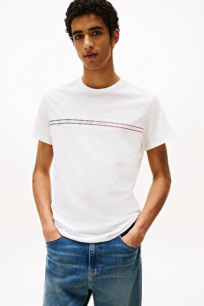 Erkek Tjm 2-Pack Grafik Logo Slim T-Shirts - Siyah/Ekru | M