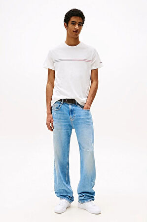 Erkek Tjm 2-Pack Grafik Logo Slim T-Shirts - Lacivert/Ekru | M