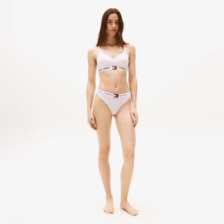 Tommy Hilfiger Classic Thong Kadın Beyaz Külot