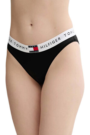 Tommy Hilfiger Kadın Siyah Külot UW0UW06038 
