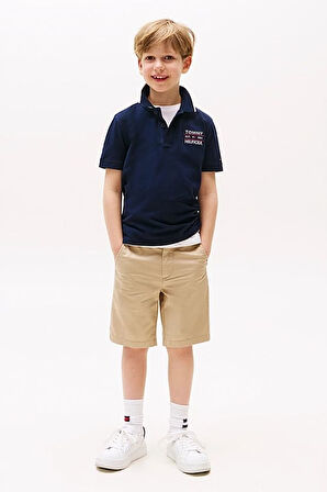 Erkek Çocuk Th Bayrak Logo Polo T-Shirt - Lacivert | 7 Yaş