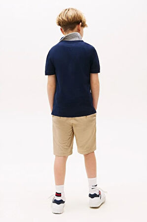 Erkek Çocuk Th Bayrak Logo Polo T-Shirt - Lacivert | 7 Yaş