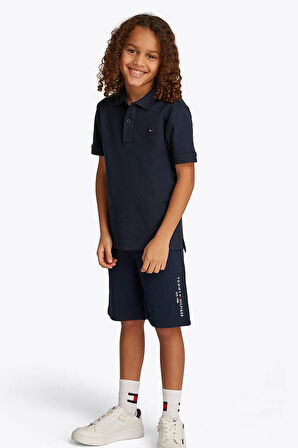 Erkek Çocuk Interlock Regular Polo T-Shirt - Lacivert  | 7 Yaş