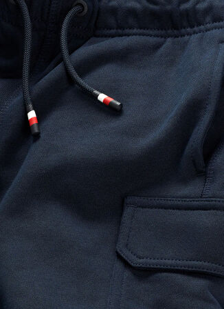 Tommy Hilfiger Lastikli Bel Regular Fit Lacivert Erkek Çocuk Şort KB0KB09659C1G