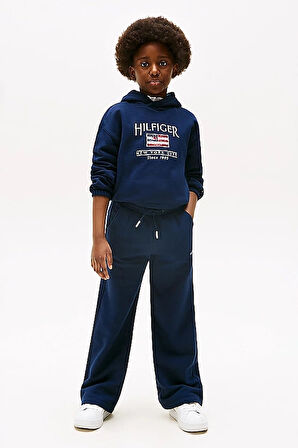 Kız Çocuk Th Geniş Paça Eşofman Altı - Lacivert | 7 Yaş