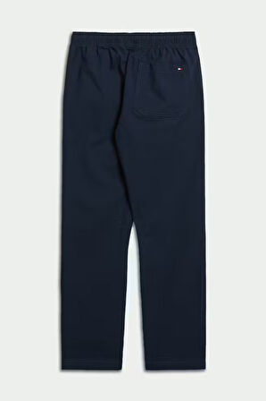 Erkek Çocuk  Regular Pull On Poplin Pantolon - Dark Night | 6 Yaş