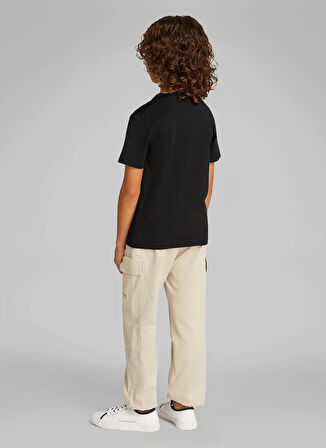Calvin Klein Baskılı Siyah Erkek Çocuk T-Shirt IU0IU00678BEH