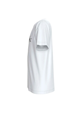 Calvin Klein Baskılı Beyaz Erkek Çocuk T-Shirt IU0IU00678YAF