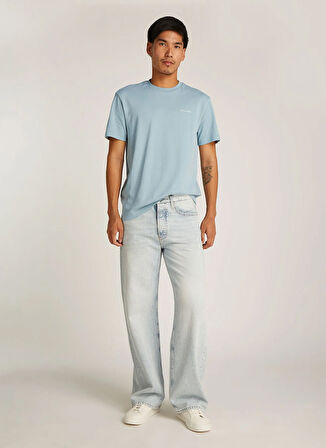 Calvin Klein Mavi Erkek T-Shirt K10K109894CAZ
