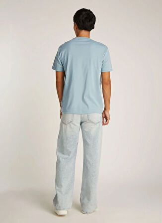 Calvin Klein Mavi Erkek T-Shirt K10K109894CAZ