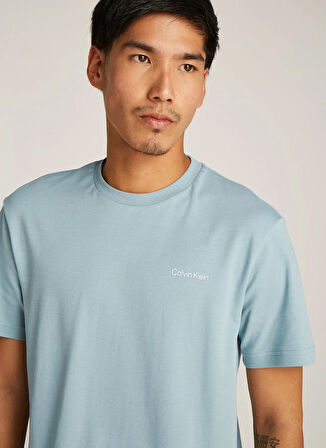 Calvin Klein Mavi Erkek T-Shirt K10K109894CAZ