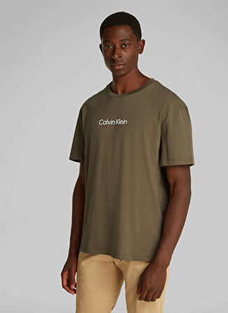 Calvin Klein Gri Erkek T-Shirt K10K111346PFV