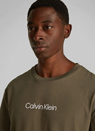Calvin Klein Gri Erkek T-Shirt K10K111346PFV