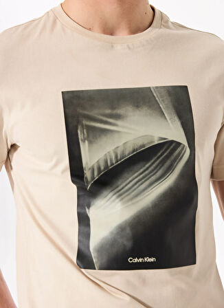 Calvin Klein Gri Erkek T-Shirt K10K113797PEA