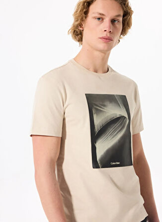 Calvin Klein Gri Erkek T-Shirt K10K113797PEA