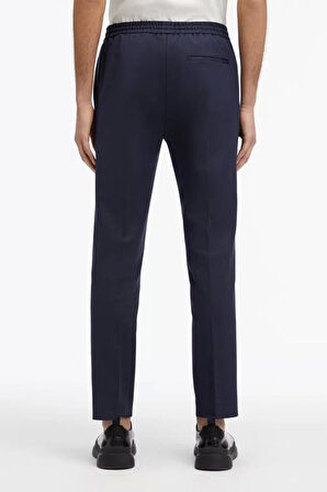 Calvin Klein Erkek Lacivert İp Bağlamalı Jogger Pantolon