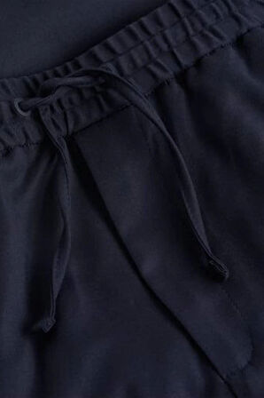 Calvin Klein Erkek Lacivert İp Bağlamalı Jogger Pantolon