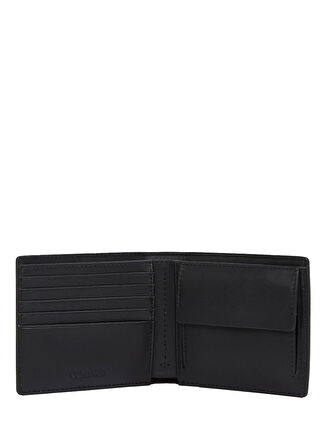 Calvin Klein Siyah Erkek Cüzdan CK REFINED BIFOLD 5CC W/COIN