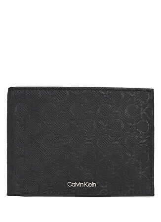 Calvin Klein Siyah Erkek Cüzdan CK MUST MONO BIFOLD 5CC W/COI