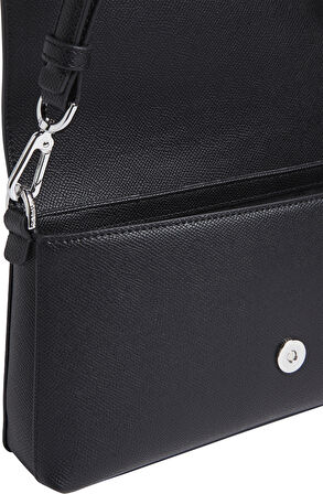 CALVIN KLEIN CK MUST CONV SHLDER BAG_CAVIAR Omuz Çantası