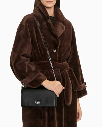 Calvin Klein Re-Lock Mini Çıkarılabilir Çapraz Askılı Kadın Çanta