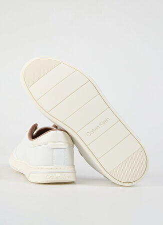 Calvin Klein Beyaz Erkek Sneaker LOW TOP LACE UP LOGO