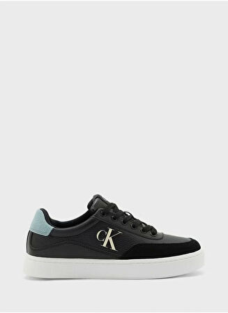 Calvin Klein Jeans Kadın Sarı CK Logolu Siyah Sneaker