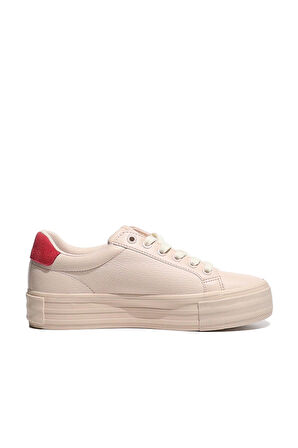 Calvin Klein Jeans Kadın Platform Taban Pembe Sneaker