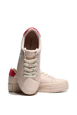Calvin Klein Jeans Kadın Platform Taban Pembe Sneaker