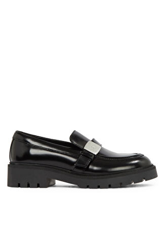 Calvin Klein Deri Siyah Kadın Loafer YW0YW01657