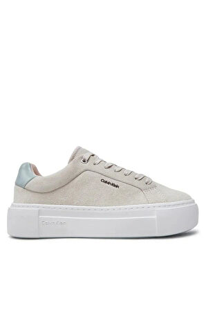 Calvin Klein Flatform Cup Kadın Bej Sneaker