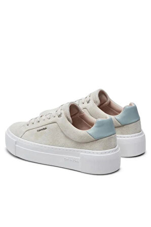 Calvin Klein Flatform Cup Kadın Bej Sneaker