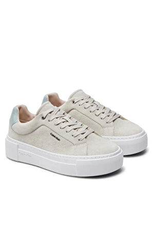 Calvin Klein Flatform Cup Kadın Bej Sneaker