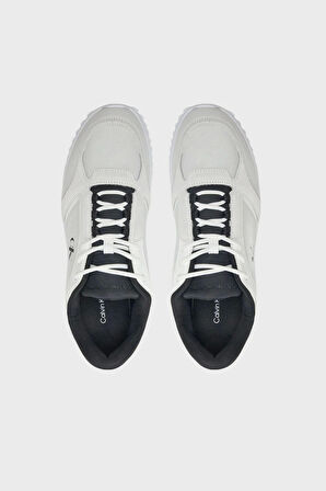 Calvin Klein Erkek Siyah CK Logolu Siyah-Beyaz Erkek Sneaker