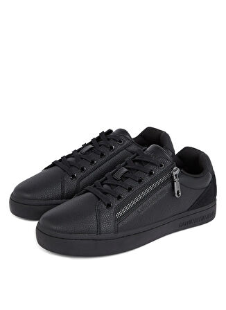 Calvin Klein Siyah Erkek Sneaker CLASSIC CUPSOLE ZIP LOW IN