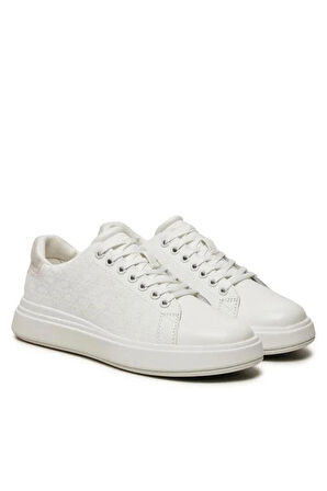 Calvin Klein CK Logolu Kadın Beyaz Sneaker