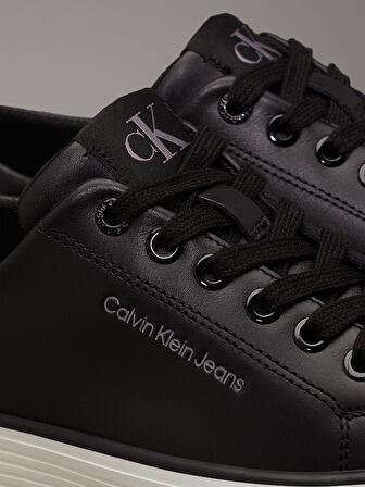 CALVIN KLEIN BOLD VULC FLATF LOW LTH IN Sneaker