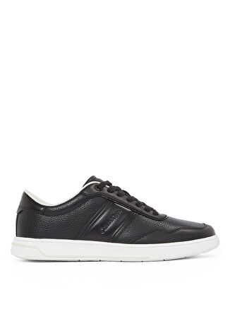 Calvin Klein Siyah Erkek Sneaker LOW TOP LACE UP LOGO