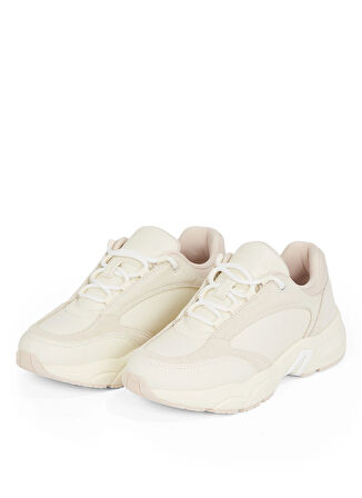 Calvin Klein Krem Kadın Sneaker YW0YW01646