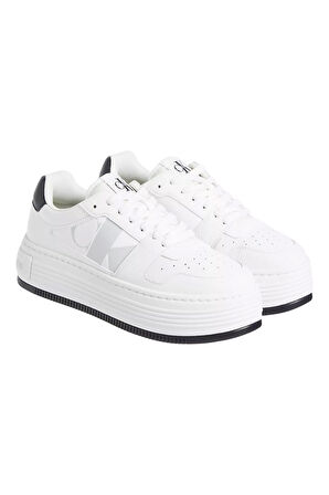 Kadın CK BOLD FLATF Düçük Bağcıklı Sneaker Ayakkabı - Beyaz | 39