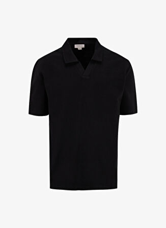Calvin Klein Jeans Siyah Erkek Polo T-Shirt J30J327415BEH TEXTURED CREPE POLO