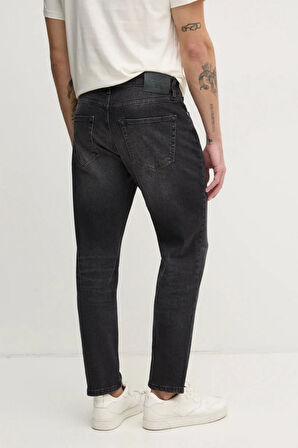 Calvin Klein Erkek Dad Jeans Denim Siyah Kot Pantolon