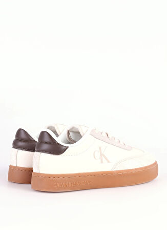 Calvin Klein Ekru Erkek Sneaker CLASSIC CUPLOWLACEUP LTH FAD