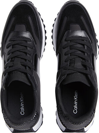 CALVIN KLEIN LOW TOP LACE UP NYLON WOVEN Sneaker