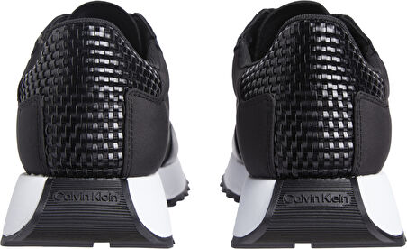 CALVIN KLEIN LOW TOP LACE UP NYLON WOVEN Sneaker