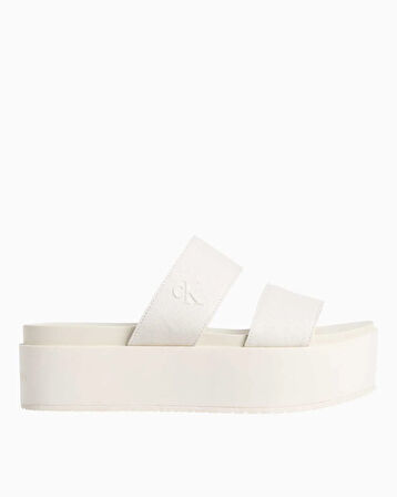 Calvin Klein Flatform Logolu Terlik