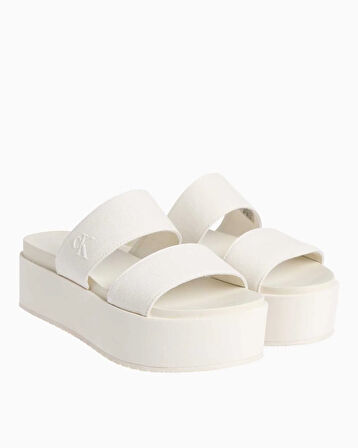 Calvin Klein Flatform Logolu Terlik