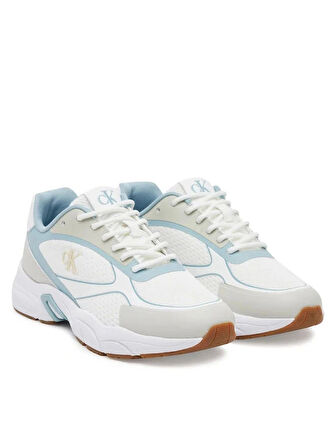 Calvin Klein  Kadın Beyaz  Retro Tenis Örgü Sneaker