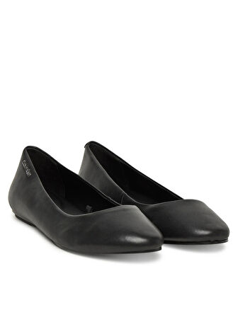 Calvin Klein FLAT MARY JANE - LTH Kadın  Babet HW0HW02341-BEH