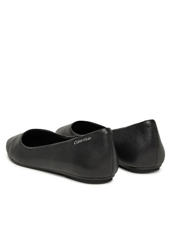 Calvin Klein FLAT MARY JANE - LTH Kadın  Babet HW0HW02341-BEH